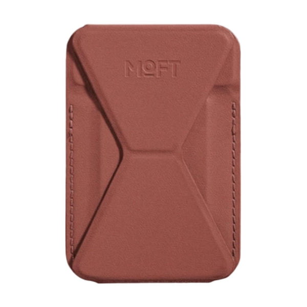 MOFT Snap-On iPhone Stand & Wallet - Seinna Brown
