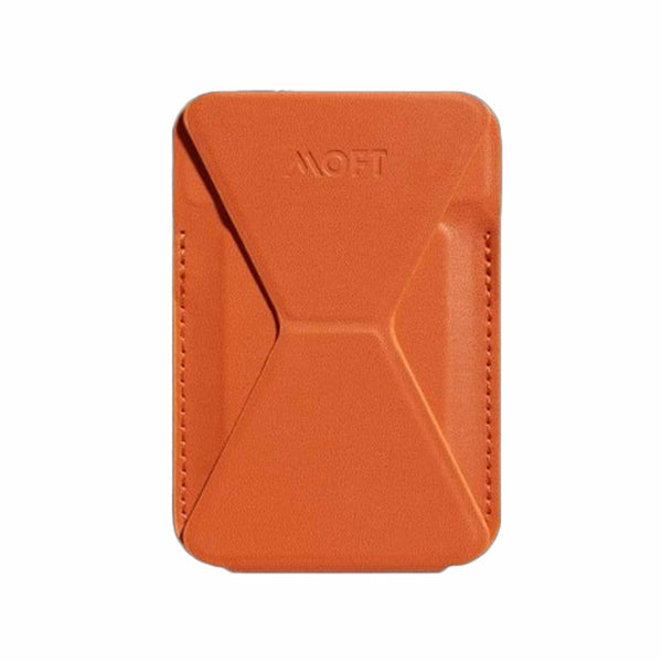 MOFT MS007MS-1-OG2021 Snap-On iPhone Stand & Wallet  - Orange