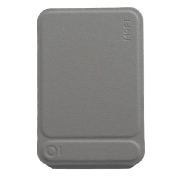 MOFT Snap-On iPhone Stand & Wallet - Taupe Natural