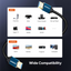Mowsil HDMI 2.0 Cable - 4K / 18 Gbps / 3 Meter / Blue