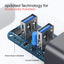Mowsil 4-Port USB 3.0 Hub - 5Gbps / USB-C / USB-A / Silver