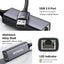 Mowsil USB 3.0 to Ethernet Adapter - Silver