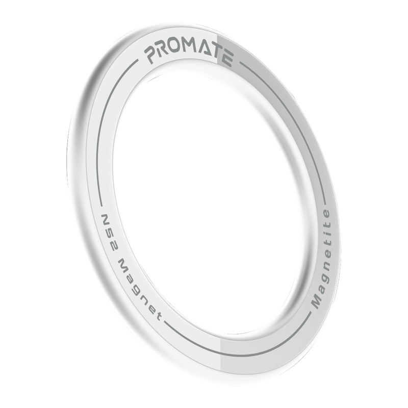 Promate Magnetite 360°  MagSafe Compatible Phone Magnetic Mount - White