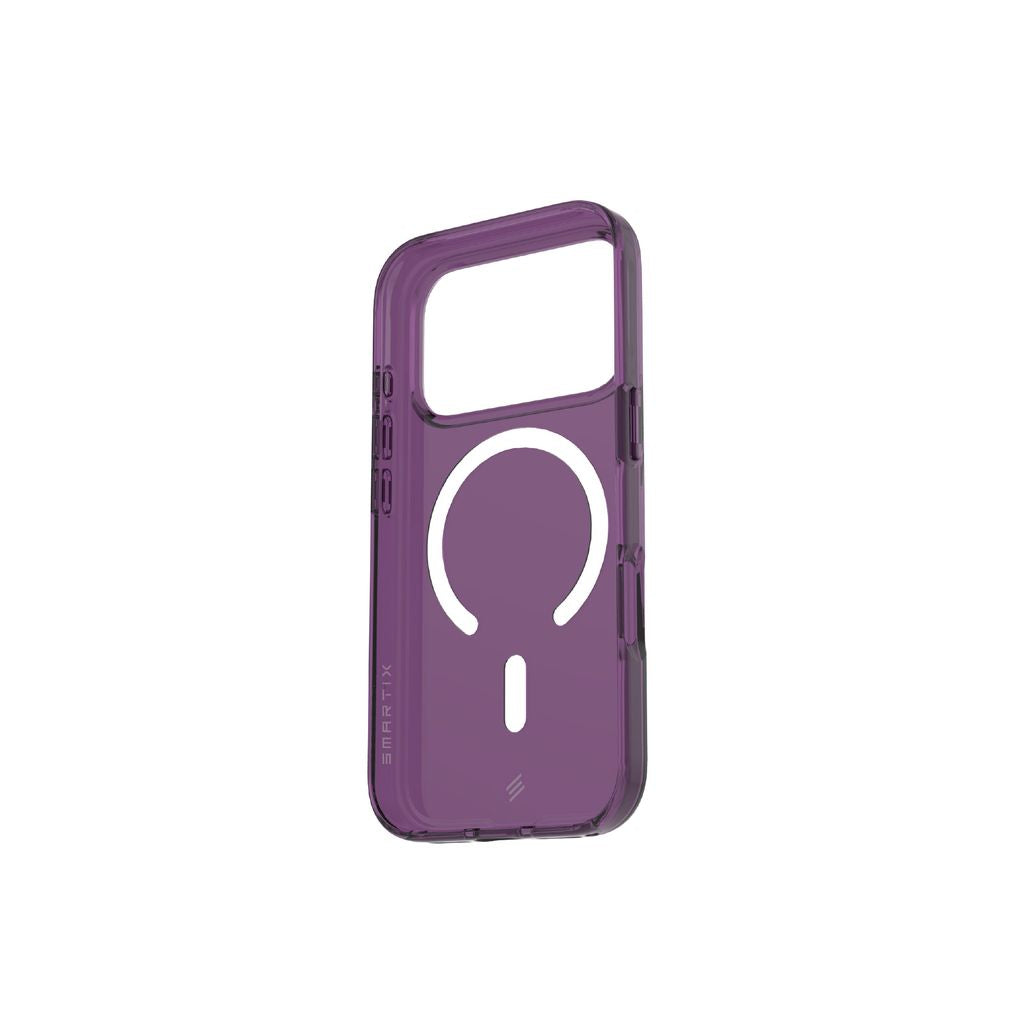 Smartix Ultraguard Magnetic Transparent Dark Cherry Case for Apple iPhone 18 Pro