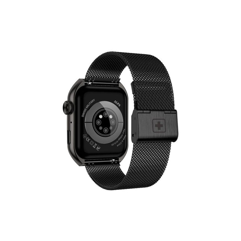Swiss Military Alps 3 Gun Steel Strap - Gun Metal / Smart Watch Smart Watches