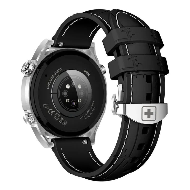 Swiss Military DOM 3 Silicone Strap With 2 Premium Straps - Black / Smart Watch Smart Watches