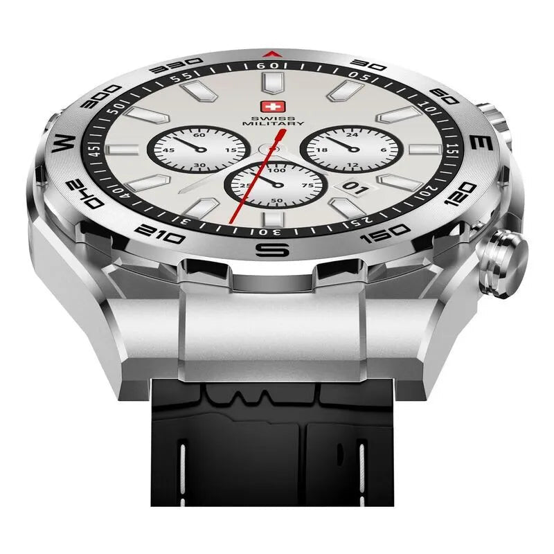 Swiss Military DOM 3 Silicone Strap With 2 Premium Straps - Black / Smart Watch Smart Watches