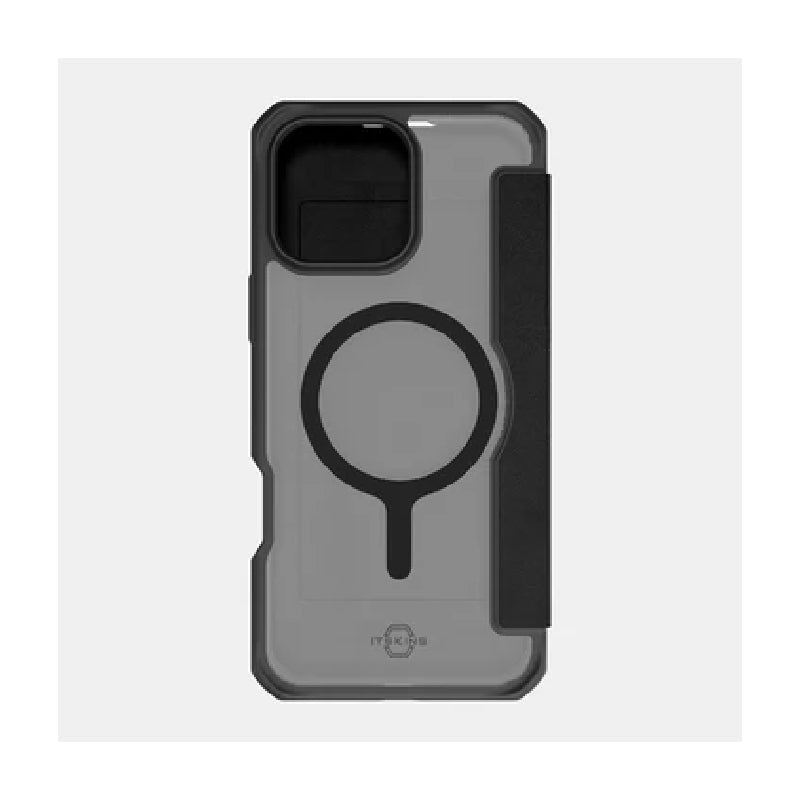 Itskins Hybrid Folio Case - Apple iPhone 16 Pro Max (6.9’’) Black Accessories > Mobiles & Tablets > Mobiles > Covers &
