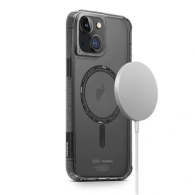 SKINARMA Saido Mag-Charge Case - Apple iPhone 14 Plus / Smoke Accessories > Mobiles & Tablets > Mobiles > Covers & Cases