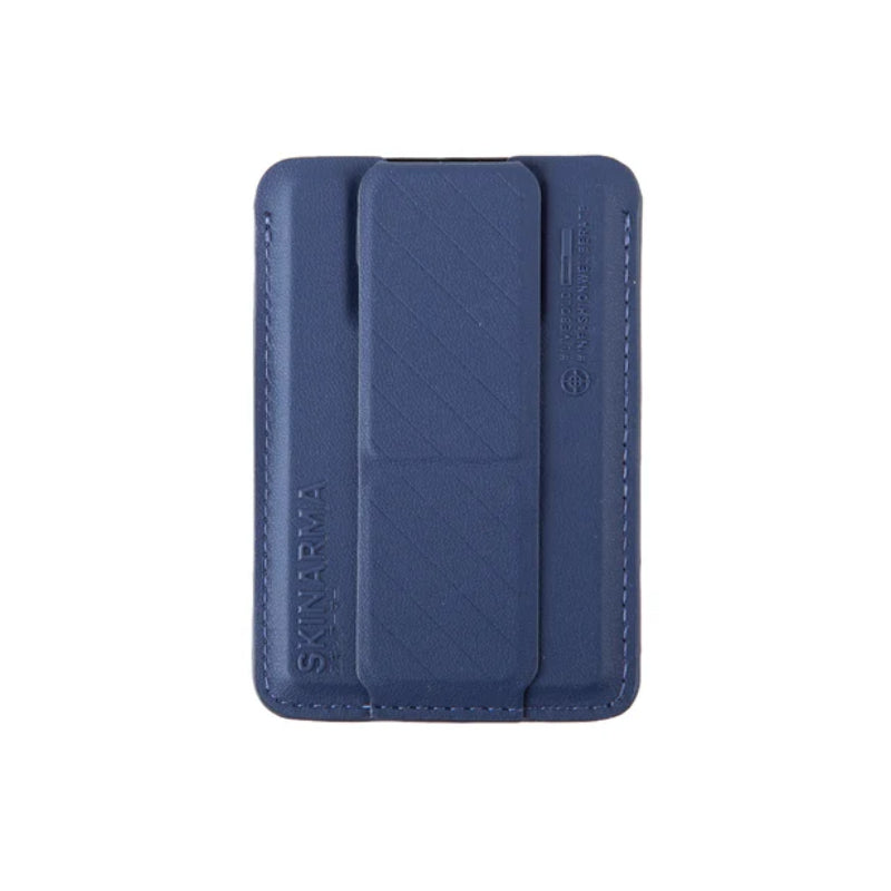 SKINARMA Kado Mag-Charge Card Holder with Grip Stand - Blue Accessories > Mobiles & Tablets > Mobiles > Mobile Holder
