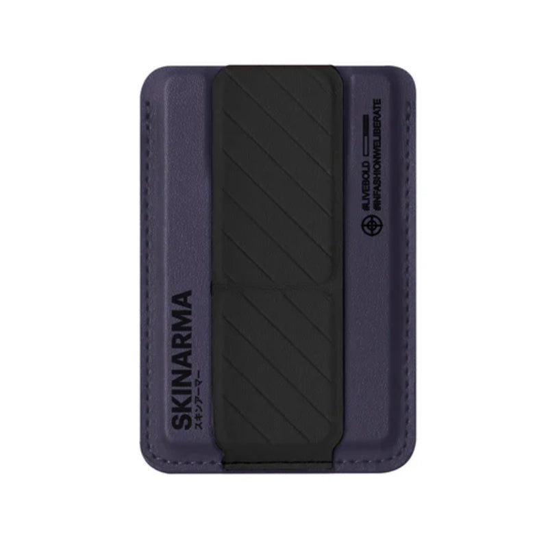 SKINARMA Kado Mag-Charge Card Holder with Grip Stand - Purple Accessories > Mobiles & Tablets > Mobiles > Mobile Holder