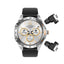 Porodo Hype Smartwatch With Earbuds - 400mAh / Silver Smart Watches