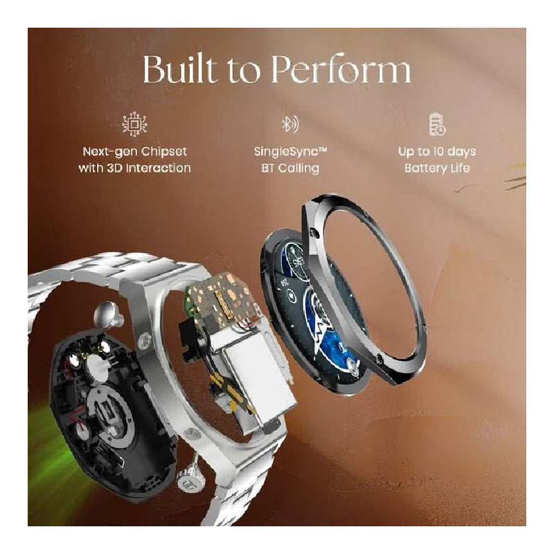TITAN Maestro Smart Watch - 1.43’’AMOLED / Bluetooth / Silver Smart Watches