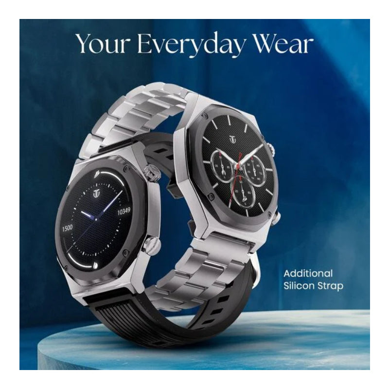 TITAN Maestro Smart Watch - 1.43’’AMOLED / Bluetooth / Silver Smart Watches