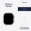 Apple Watch Ultra 2 - LTPO OLED / 64GB / 49mm / Bluetooth / Wi-Fi / Cellular / Medium/Large Natural Titanium / Blue