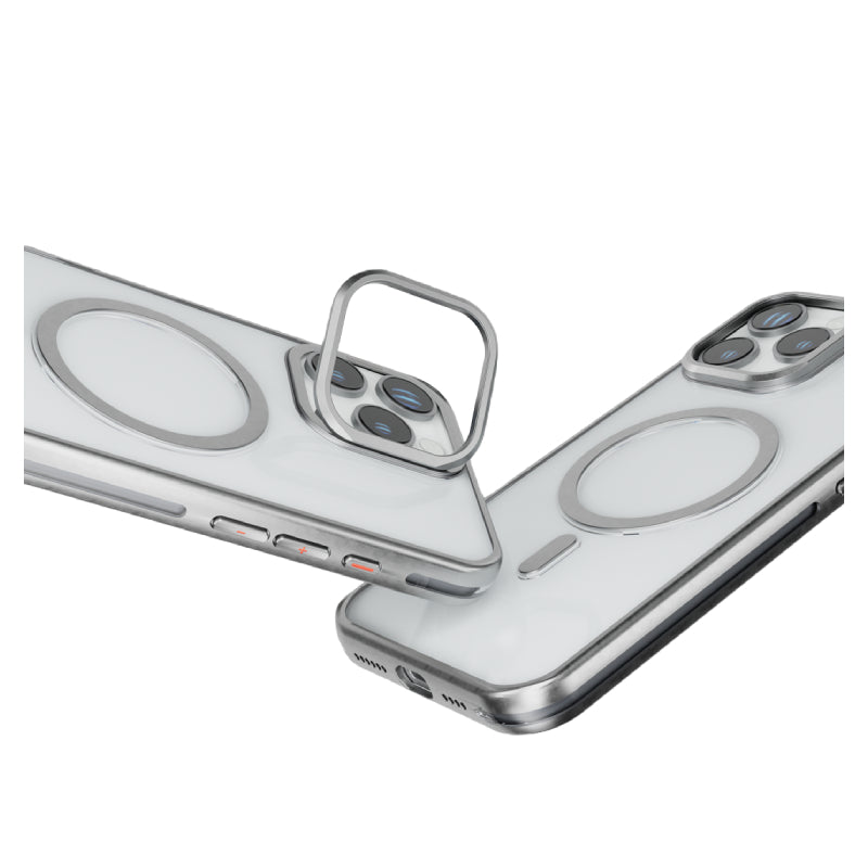 Levelo Elio PC Case with Camera Ring Stand - Apple iPhone 16 Pro Max / Titanium Accessories > Mobiles & Tablets >