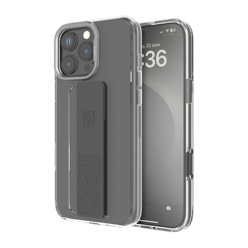 Levelo Graphia IMD Silicone Grip Case - Apple iPhone 16 Pro Max / Gray Accessories > Mobiles & Tablets > Mobiles >