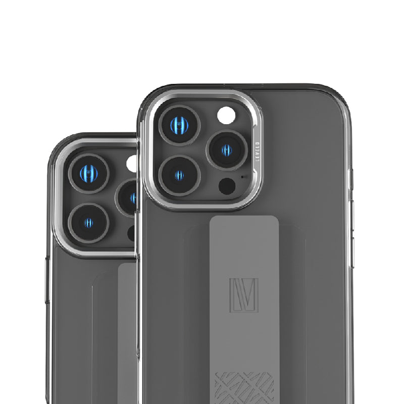 Levelo Graphia IMD Silicone Grip Case - Apple iPhone 16 Pro Max / Gray Accessories > Mobiles & Tablets > Mobiles >