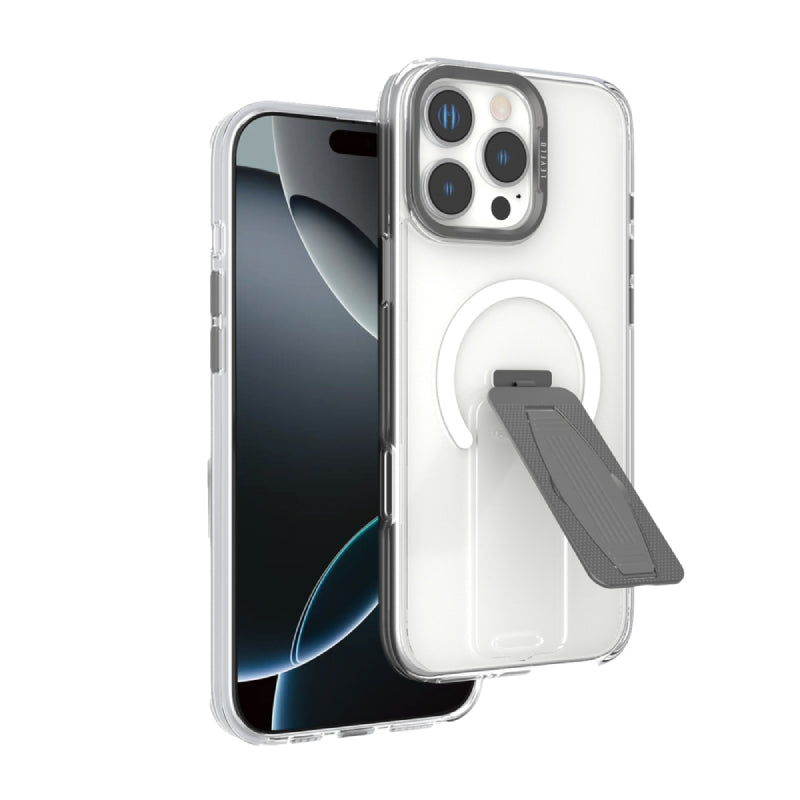Levelo Morphix MagSafe Grip Case - Apple iPhone 16 Pro Max / Gray Accessories > Mobiles & Tablets > Mobiles > Covers &