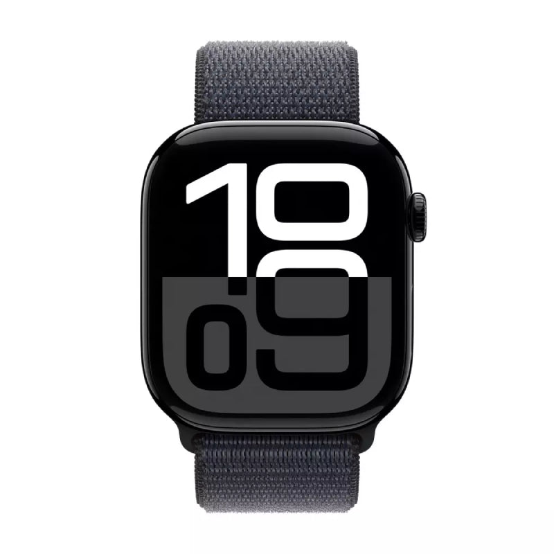 Apple Watch Series 10 with Sport Loop - LTPO OLED / 64GB / 42mm / Bluetooth / Wi-Fi / Jet Black / New / Open Seal Only