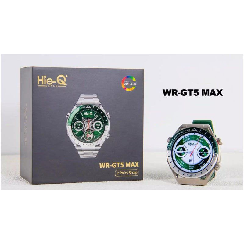 Hie-Q WR-GT5 Max Smart Watch - 2 Pair Straps Smart Watches