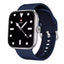 Swiss Military Alps 4 Blue Silicon Strap - Silver Frame / Smart Watch Smart Watches