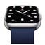 Swiss Military Alps 4 Blue Silicon Strap - Silver Frame / Smart Watch Smart Watches