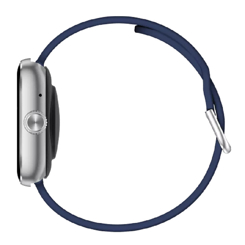Swiss Military Alps 4 Blue Silicon Strap - Silver Frame / Smart Watch Smart Watches