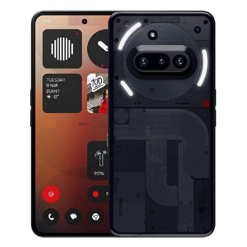 Nothing Phone 3a - 256GB / 12GB / 6.77’’ AMOLED / 5G / Black - Mobile Mobiles & Tablets > Mobiles