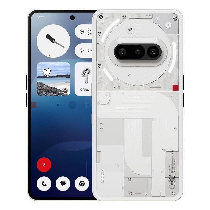 Nothing Phone 3a - 128GB / 8GB / 6.77’’ AMOLED / 5G / White - Mobile Mobiles & Tablets > Mobiles