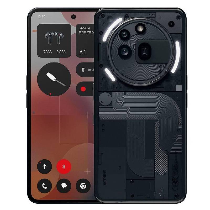 Nothing Phone 3a Pro - 256GB / 12GB / 6.77’’ AMOLED / 5G / Black - Mobile Mobiles & Tablets > Mobiles