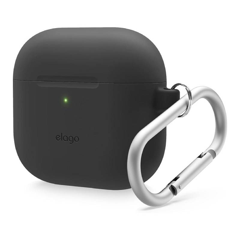 Elago AirPods 4 Silicone Hang Case - Black Accessories > Headphones > Covers & Cases