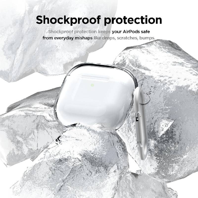 Elago AirPods 4 Clear Hang Case - Transparent Accessories > Headphones > Covers & Cases