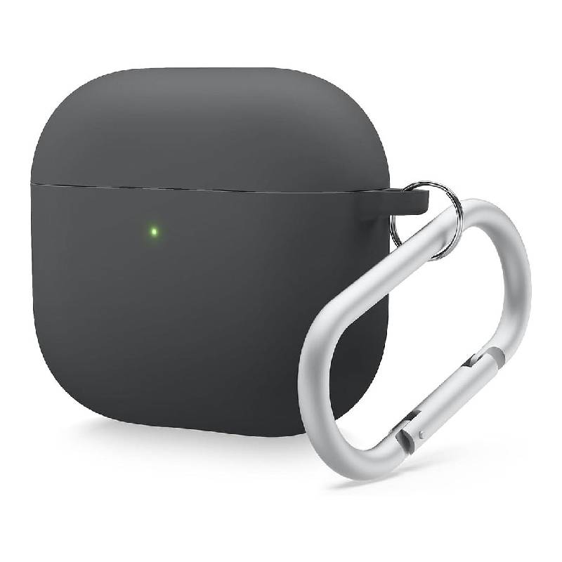 Elago AirPods 4 Liquid Silicone Hang Case - Black Accessories > Headphones > Covers & Cases
