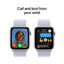 Apple Watch SE (2nd Gen) with Sport Loop - LTPO OLED / 40mm / Bluetooth / Wi-Fi / Silver Aluminum Blue Cloud Smart