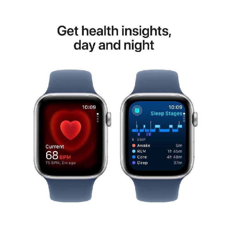 Apple Watch SE (2nd Gen) with Sport Band - LTPO OLED / 40mm / Small/Medium / Bluetooth / Wi-Fi / Denim Smart Watches