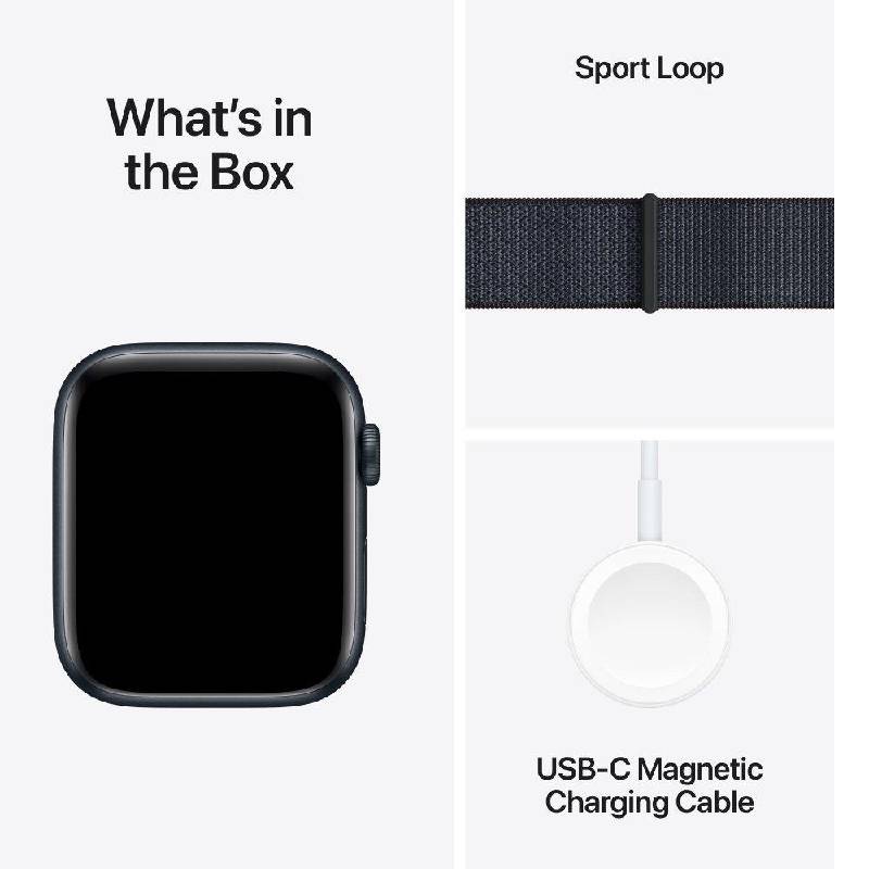 Apple Watch SE (2nd Gen) with Sport Loop - LTPO OLED / 40mm / Bluetooth / Wi-Fi / Ink Smart Watches