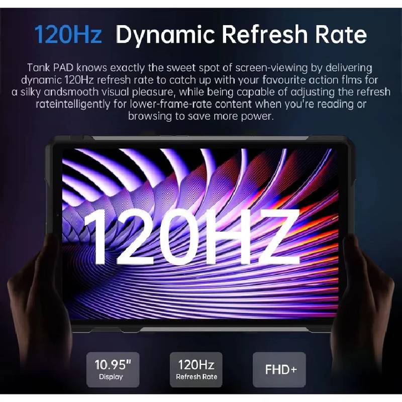 Unihertz 8849 TANK Pad - 10.95’’ FHD / 16GB RAM / 512GB / 5G / Tablet with Built-in Projector Mobiles & Tablets >