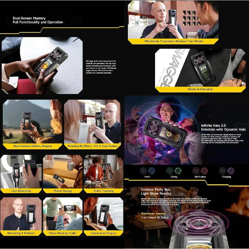 UleFone Armor 30 Pro - 6.95-inch / 512GB / 32GB / 5G / Magic Black Mobiles & Tablets > Mobiles