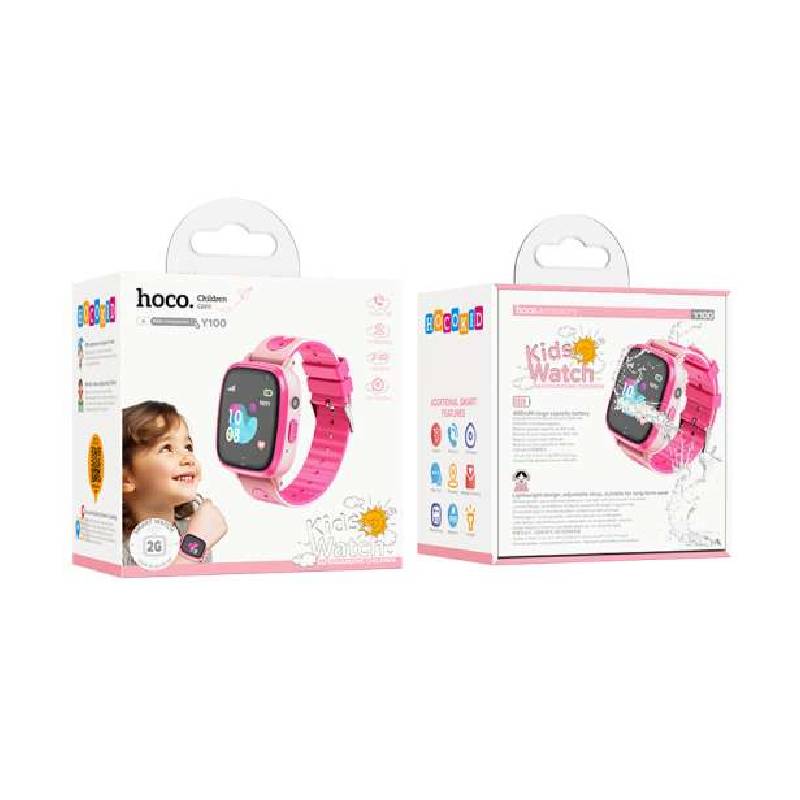 HOCO Y100 Kids Smart Watch - 1.44’’ / Pink Smart Watches