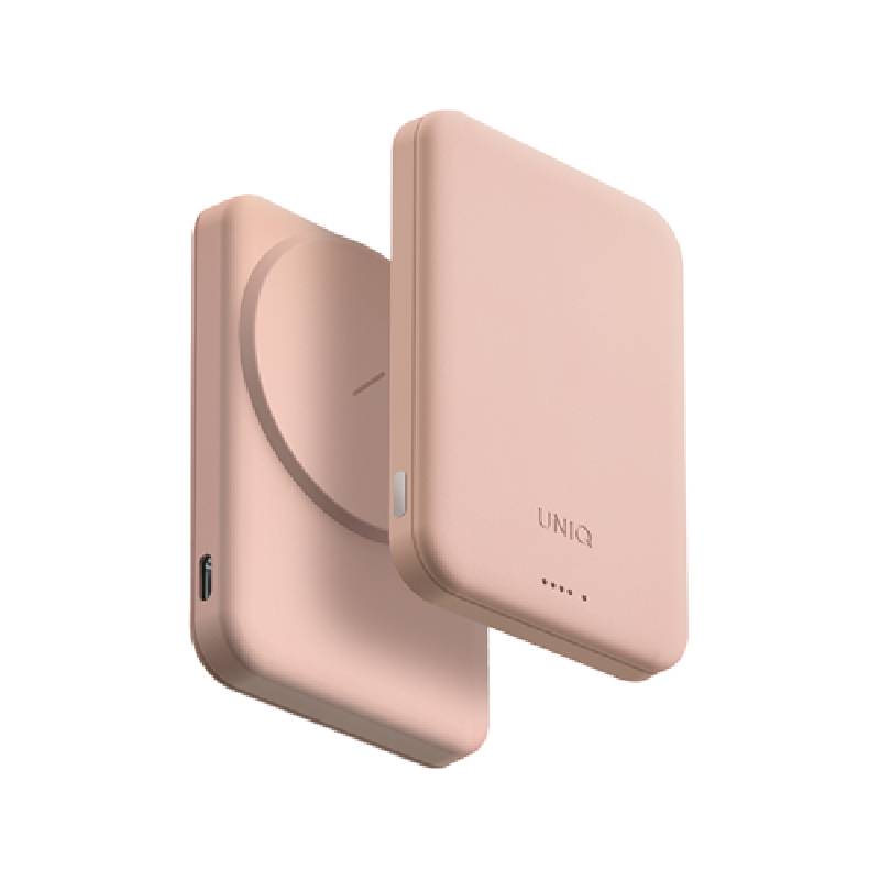 Uniq Lyden Lexa MagSafe Wireless Power Bank - 5000mAh / USB-C / Blush Pink Accessories > Power Bank