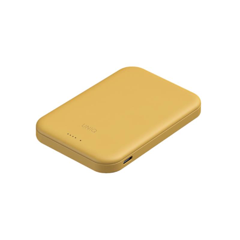 Uniq Lyden Lexa MagSafe Wireless Power Bank - 5000mAh / USB-C / Canary Yellow Accessories > Power Bank