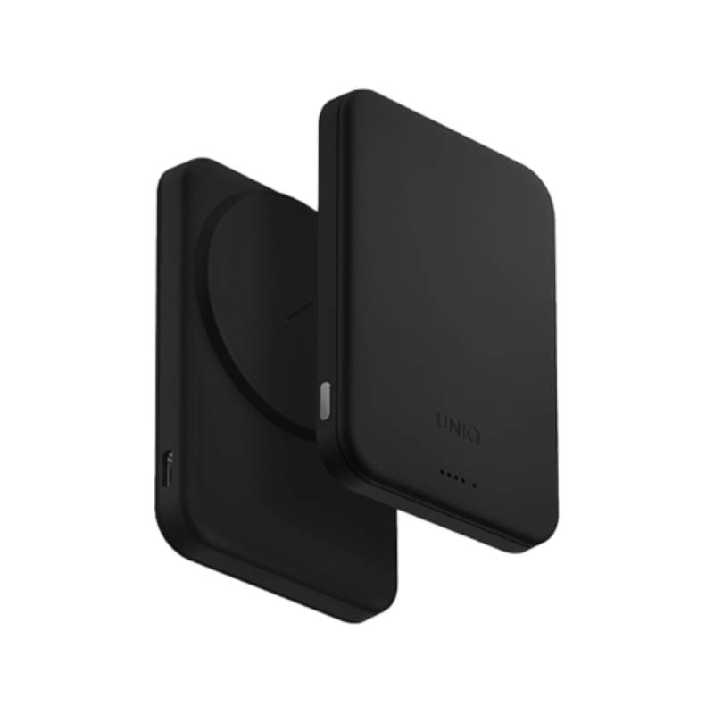 Uniq Lyden Lexa MagSafe Wireless Power Bank - 5000mAh / USB-C / Dallas Black Accessories > Power Bank
