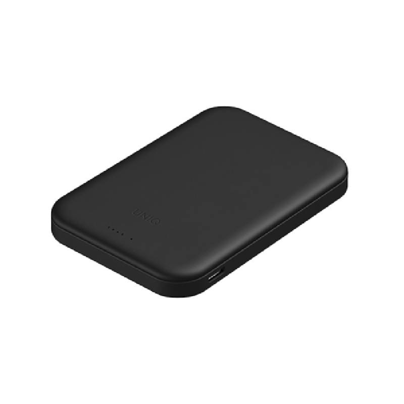 Uniq Lyden Lexa MagSafe Wireless Power Bank - 5000mAh / USB-C / Dallas Black Accessories > Power Bank