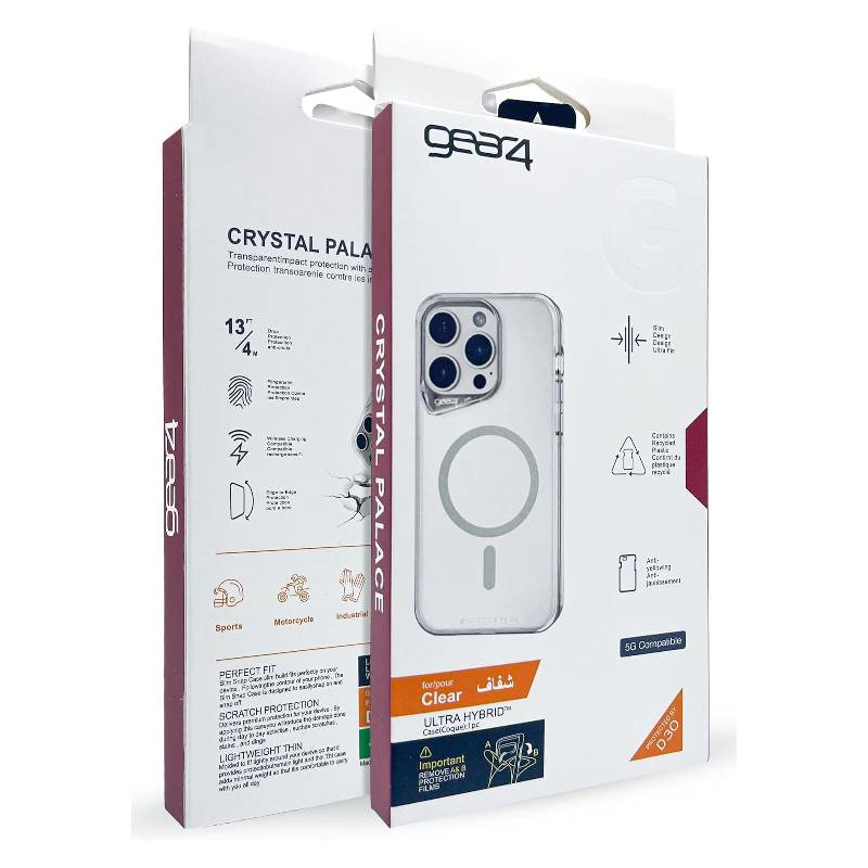 Gear4 Crystal Palace Ultra Hybrid Magsafe Case - Apple iPhone 16 Pro Max / Clear Accessories > Mobiles & Tablets >