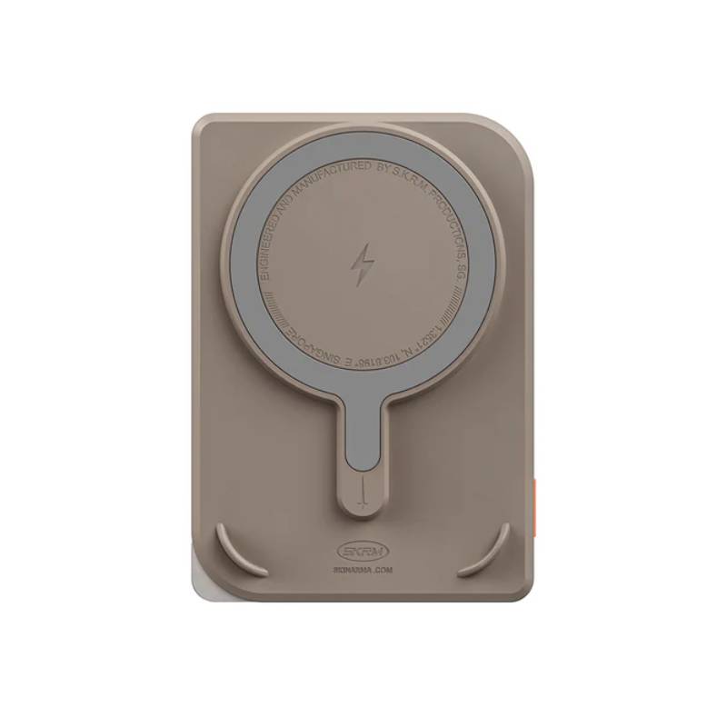SKINARMA Nexus Mecha Magnetic PowerBank With Smart Kick-Stand - 5000mAh / USB-C / Desert Gold Accessories > Power Bank