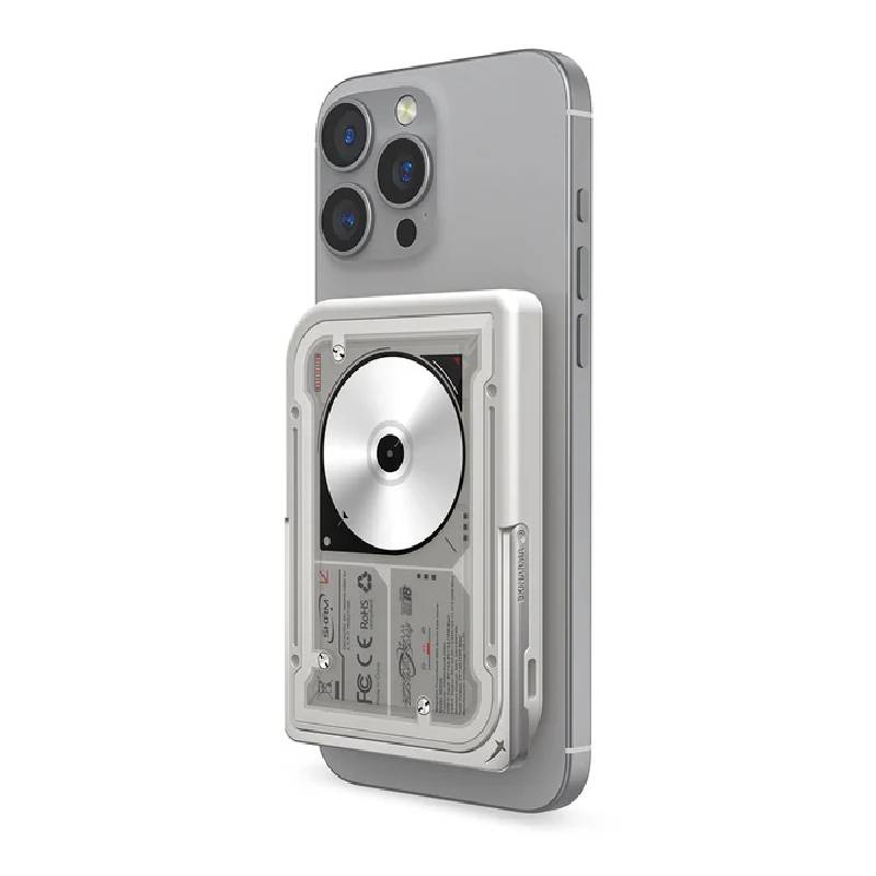 SKINARMA Nova Nexus Magnetic PowerBank With Built-In Kick-Stand - 5000mAh / USB-C / Light Grey Accessories > Power Bank