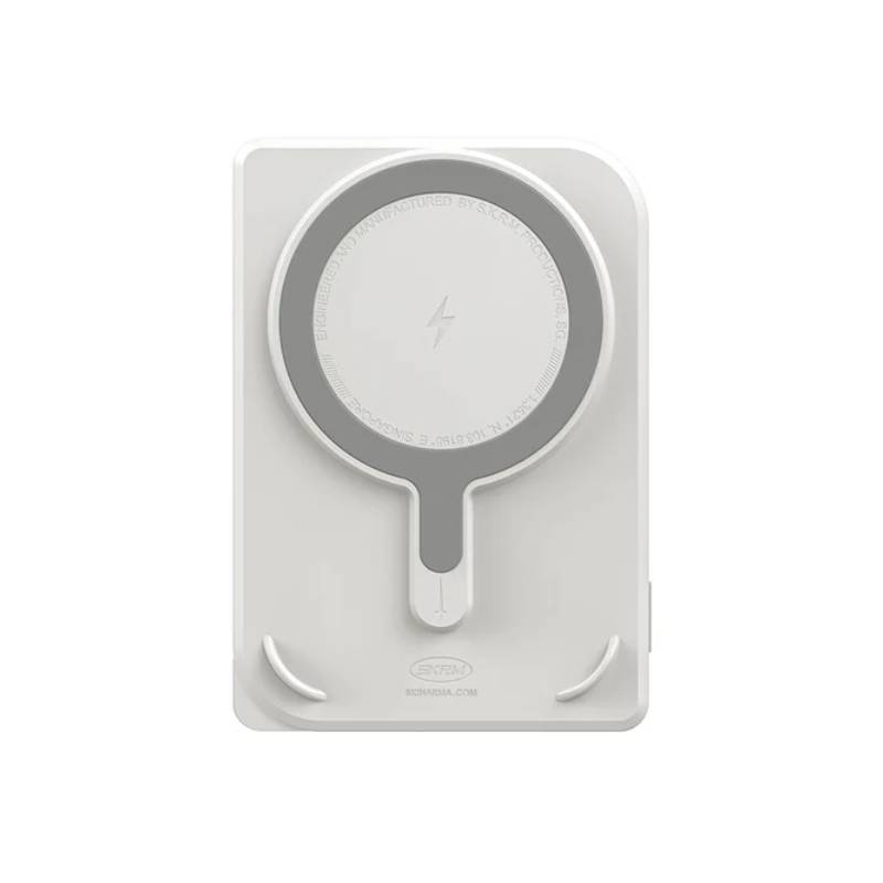 SKINARMA Nova Nexus Magnetic PowerBank With Built-In Kick-Stand - 5000mAh / USB-C / Light Grey Accessories > Power Bank