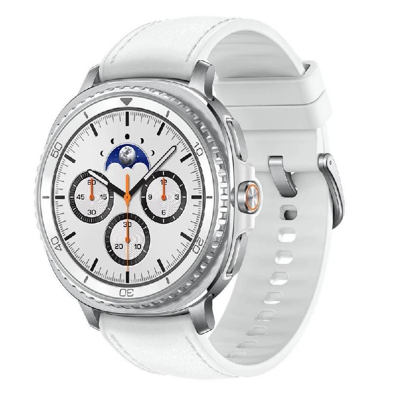 Samsung Galaxy Watch8 Classic - AMOLED / 64GB / 46mm / Bluetooth / Wi-Fi / White Smart Watches