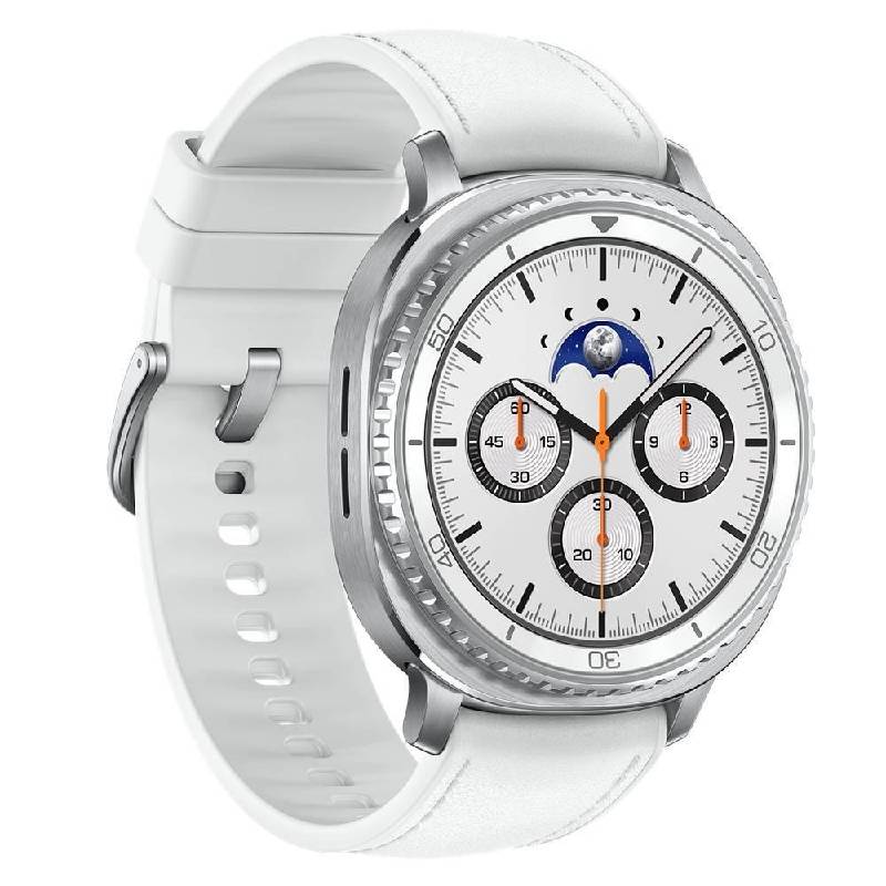 Samsung Galaxy Watch8 Classic - AMOLED / 64GB / 46mm / Bluetooth / Wi-Fi / White Smart Watches